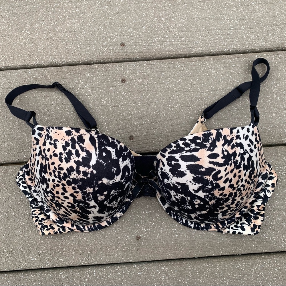 Leopard Print Push Up Bra 🐆
